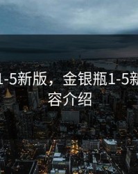 金银瓶1-5新版，金银瓶1-5新版本内容介绍